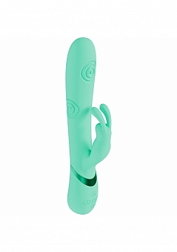 DOLCE VIVE - Mimi - Rechargeable Triple Motor - G-Spot Vibrating and Tapping Rabbit - Green