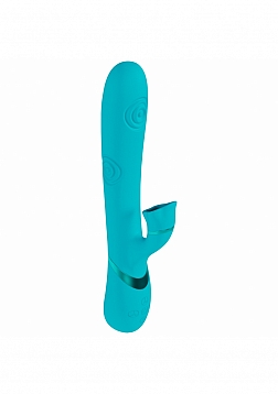 DOLCE VIVE - Fiore - Rechargeable Triple Motor - G-Spot Air Wave VIbrating and Tapping Flared Clit S