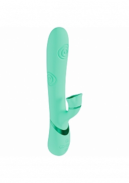 DOLCE VIVE - Fiore - Rechargeable Triple Motor - G-Spot Air Wave VIbrating and Tapping Flared Clit S