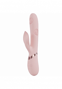 DOLCE VIVE - Fronda - Rechargeable Triple Motor - G-Spot VIbrating and Tapping Leaf Clit Stimulator 