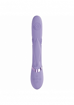 DOLCE VIVE - Pallina - Rechargeable Triple Motor - G-Spot VIbrating and Tapping Beads Clit Stimulato