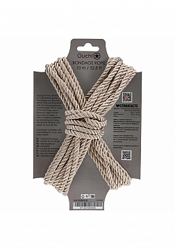 Ouch! - Bondage Rope - 10 Meter - Nylon - Gold