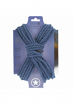 Ouch! - Bondage Rope - 10 Meter - Nylon - Navy Blue