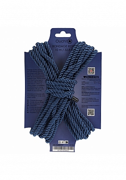 Ouch! - Bondage Rope - 10 Meter - Nylon - Navy Blue