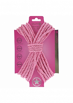 Ouch! - Bondage Rope - 10 Meter - Nylon - Pink