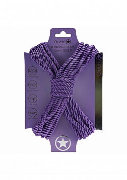 Ouch! - Bondage Rope - 10 Meter - Nylon - Purple
