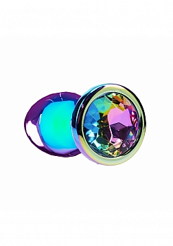 Ouch! - Venice Collection - Metal Anal Plug Set - Iridescent