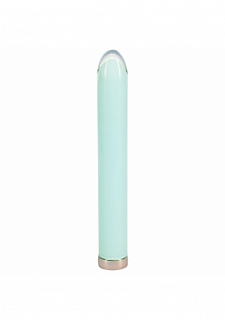 LoveLine - Glass - Sparkle - Rechargeable - 10 Function - 6.3" Vibrator - Green