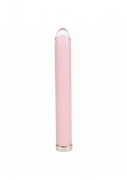 LoveLine - Glass - Sparkle - Rechargeable - 10 Function - 6.3" Vibrator - Pink