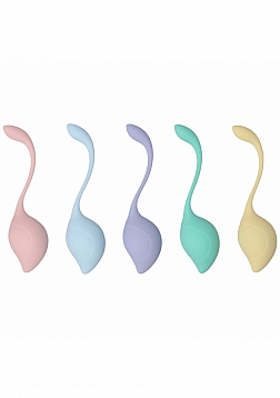 LoveLine - Health & Wellness - PelviFit® Stem Kegel Kit - Multiweight - Waterproof - Multicolor
