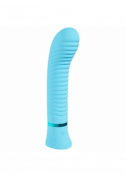 LoveLine - Paris - Divine - 10 function Ribbed G-spot Vibe - Silicone - Rechargeable - Waterproof -
