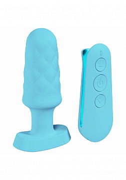 LoveLine - Paris - Velvet - Remote Control Vibrating Plug - Silicone - Rechargeable - Waterproof - B