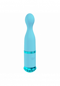 LoveLine - Paris - Finesse - 10 function Ball Tip Vibe - Silicone - Rechargeable - Waterproof - Blue