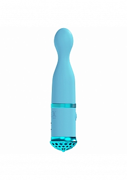 LoveLine - Paris - Finesse - 10 function Ball Tip Vibe - Silicone - Rechargeable - Waterproof - Blue