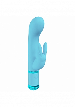 LoveLine - Paris - Belle - 10 function Rabbit Vibe - Silicone - Rechargeable - Waterproof - Blue