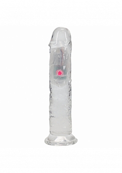 RealRock - Wireless Rechargeable - Remote Control - LED - Vibrating - Regular Straight No Balls - 7\