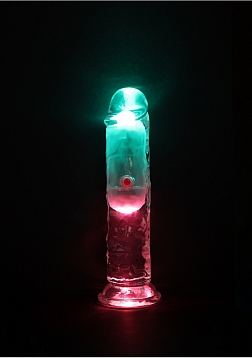 RealRock - Wireless Rechargeable - Remote Control - LED - Vibrating - Regular Straight No Balls - 6\