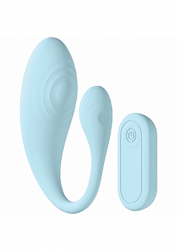 LoveLine - Health & Wellness - Wave C-shape Vibe - 10 Function - Vibrating - Waterproof - Remote Con