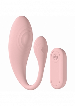 LoveLine - Health & Wellness - Wave C-shape Vibe - 10 Function - Vibrating - Waterproof - Remote Con