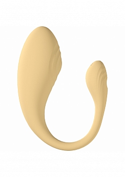 LoveLine - Health & Wellness - Wave C-shape Vibe - 10 Function - Vibrating - Waterproof - Remote Con