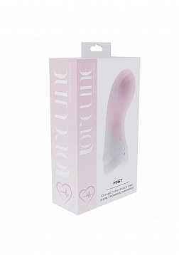 LoveLine - Mist - 10 function finger Vibe - Silicone - Rechargeable - Waterproof - Pink