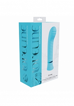 LoveLine - Paris - Divine - 10 function Ribbed G-spot Vibe - Silicone - Rechargeable - Waterproof - 