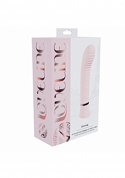 LoveLine - Paris - Divine - 10 function Ribbed G-spot Vibe - Silicone - Rechargeable - Waterproof - 