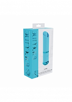 LoveLine - Paris - Luxe - 10 function Mini Lipstick Vibe - Silicone - Rechargeable - Waterproof - Bl