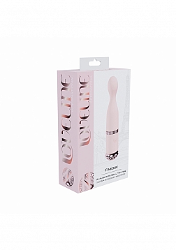 LoveLine - Paris - Finesse - 10 function Ball Tip Vibe - Silicone - Rechargeable - Waterproof - Pink