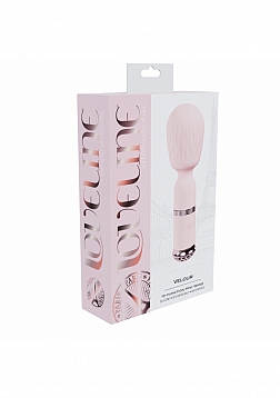 LoveLine - Paris - Velour - 10 function MIni-Wand - Silicone - Rechargeable - Waterproof - Pink
