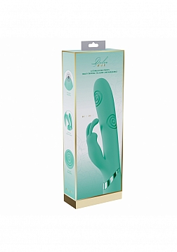 DOLCE VIVE - Mimi - Rechargeable Triple Motor - G-Spot Vibrating and Tapping Rabbit - Green