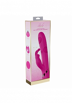 DOLCE VIVE - Mimi - Rechargeable Triple Motor - G-Spot Vibrating and Tapping Rabbit - Pink