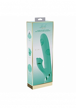 DOLCE VIVE - Fiore - Rechargeable Triple Motor - G-Spot Air Wave VIbrating and Tapping Flared Clit S