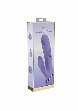 DOLCE VIVE - Fronda - Rechargeable Triple Motor - G-Spot VIbrating and Tapping Leaf Clit Stimulator 