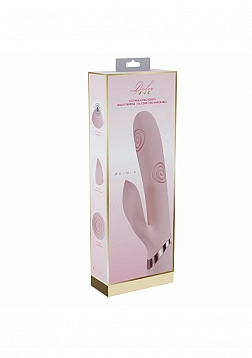 DOLCE VIVE - Fronda - Rechargeable Triple Motor - G-Spot VIbrating and Tapping Leaf Clit Stimulator 