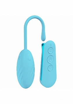LoveLine - Paris - Felicite - 10 function Egg Vibe - Silicone - Rechargeable - Waterproof - Blue
