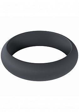 LEVELZ - Wide O Silicone Cock Ring - XL - 50mm - Black