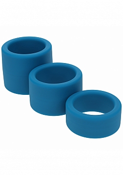 LEVELZ - Liquid Silicone Ball Strap Set of 3 (S,M,L) 34mm - Teal