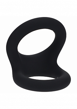 LEVELZ - Double O Silicone Cock Ring - M - Black