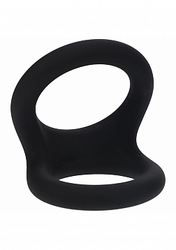 LEVELZ - Double O Silicone Cock Ring - L - Black