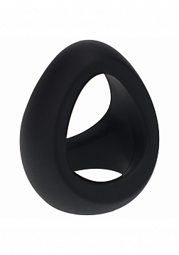 LEVELZ - Soft Tri O Silicone Cock Ring - Black
