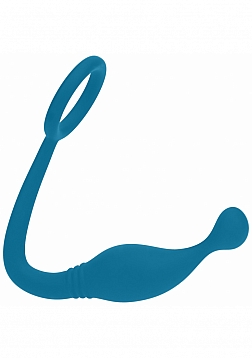 LEVELZ - Silicone Cock Ring with Prostate Stimulator - M - Teal