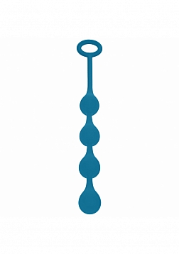 LEVELZ - Waterdrop Silicone Anal Balls - S - 20mm - Teal