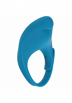 LEVELZ - Adjustable Vibrating Silicone Cock Ring - Teal