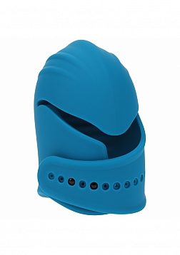 LEVELZ - Adjustable Vibrating Silicone Penis Head Stimulator - Teal