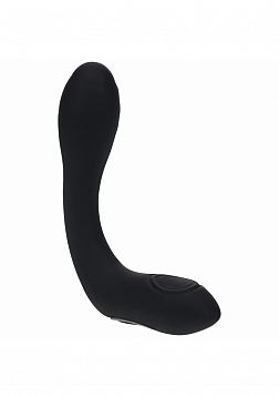 LEVELZ - Vibrating - Heating - Bendable - Tapping Silicone Prostate Stimulator - Black
