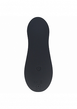 LEVELZ - Dual Motor Remote Control Beaded Vibrating Liquid Silicone Prostate Stimulator - Black