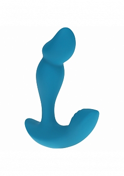 LEVELZ - Dual Motor Remote Control Dual Motor Vibrating Liquid Silicone Prostate Stimulator - Teal