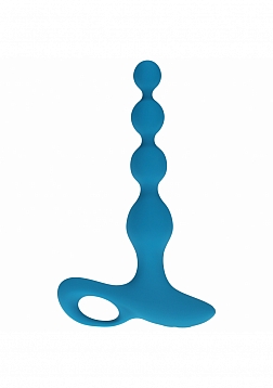 LEVELZ - Remote Control Beaded Vibrating Silicone Anal Plug - Teal