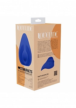 LoveLine - Health & Wellness - ErgoDrop Vibe - 10 Function - Vibrating - Waterproof - Blue